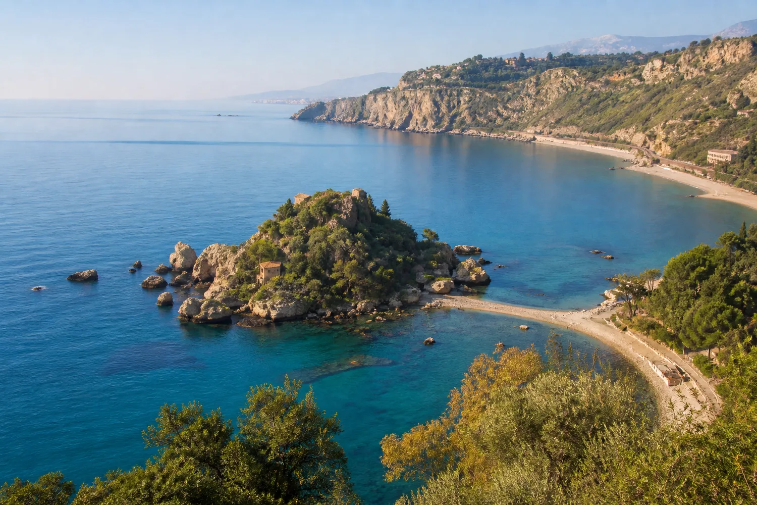 Giardini Naxos, Isola Bella, Taormina